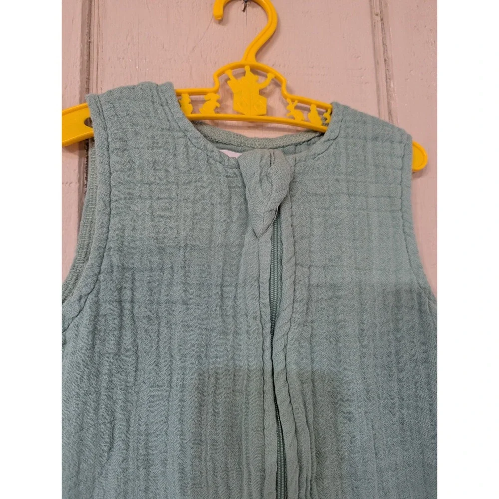 Kyte Baby Uni Organics Sleep Sack Bundle‎ Pink 1.0 TOG Green Muslin 6-12 M Small